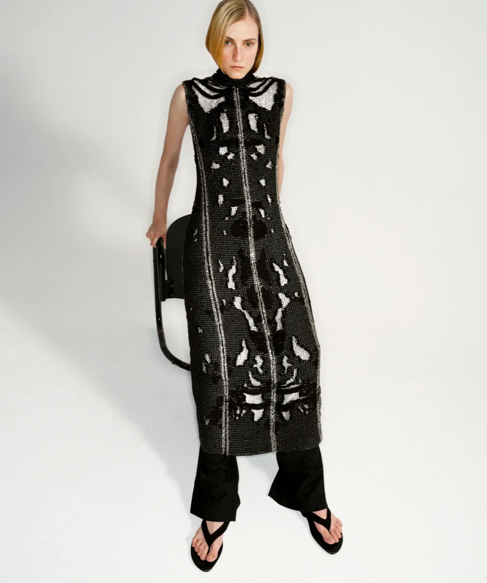 Haus Nuller Collection N1 Vest 05 woven garment detail.